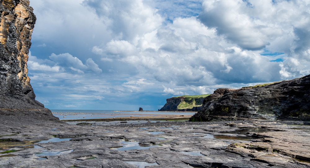 Towards Black Nab at Saltwick Bay